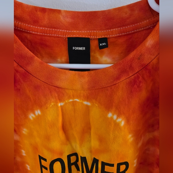 FORMER UPCYLED TIE DYE T-SHIRT SIZE XXL - Picture 3 of 4